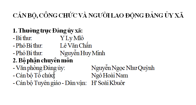 CBCC Đảng ủy